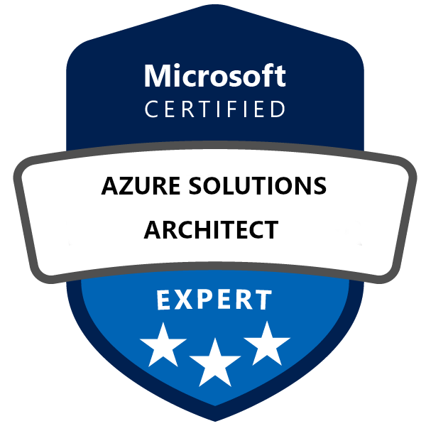 Microsoft Certified: Azure Solutions Architect Expert